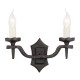 Aplica Rectory de la Elstead E14, Negru, Ry2B-Black, UK