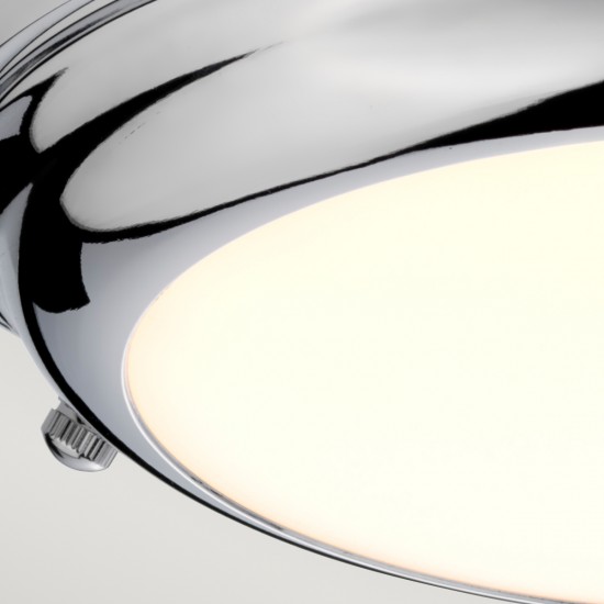 Plafoniera Welland de la Elstead LED, Crom, Welland-F-S-Pc, UK