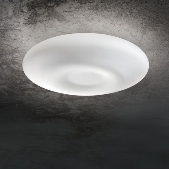 Lustra Plafon Ideal Lux Glory Pl5 D60 E27, Nichel, 019765, Italia