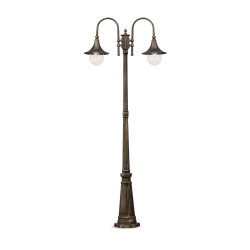 Stalp Ideal Lux Cima Pt2 Nero Antico E27, Auriu, 024097, Italia