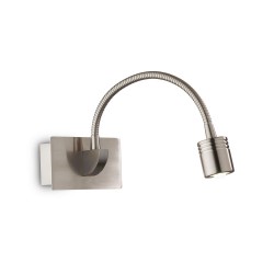 Aplica Ideal Lux Dynamo Ap Nickel Led, Nichel, 031477, Italia