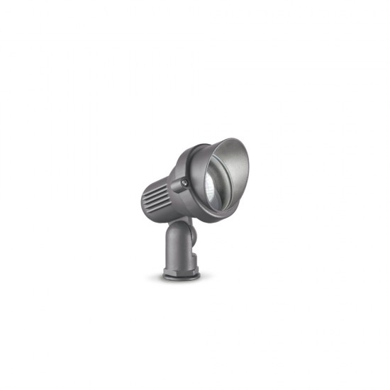 Proiector Exterior Ideal Lux Terra Pt1 Small Antracite Gu10, Antracit, 033037, Italia