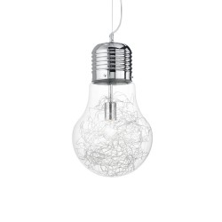 Pendul Ideal Lux Luce Max Sp1 Big E27, Crom, 033662, Italia
