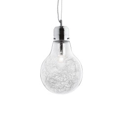 Pendul Ideal Lux Luce Max Sp1 Small E27, Crom, 033679, Italia