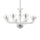 Candelabru Ideal Lux Casanova Sp8 Trasparente E14, Transparent, 044255, Italia
