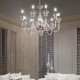 Candelabru Ideal Lux Doge Sp9 Trasparente E14, Crom, 044453, Italia