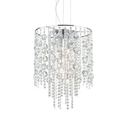 Suspensie Ideal Lux Evasione Sp8 G9, Crom, 044774, Italia