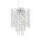 Suspensie Ideal Lux Evasione Sp8 G9, Crom, 044774, Italia