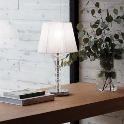 Veioza Ideal Lux Pegaso Tl1 Big Bianco E27, Argintiu, 059259, Italia