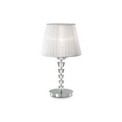 Veioza Ideal Lux Pegaso Tl1 Big Bianco E27, Argintiu, 059259, Italia