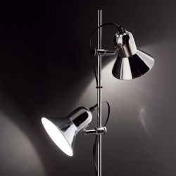 Lampadar Ideal Lux Polly Pt2 Cromo E27, Crom, 061122, Italia