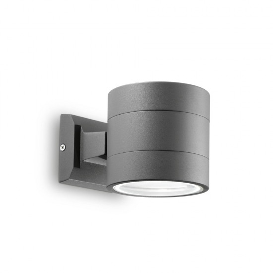 Aplica Exterior Ideal Lux Snif Ap1 Round Antracite G9, Antracit, 061467, Italia