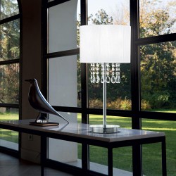 Veioza Ideal Lux Opera Tl1  E27, Crom, 068305, Italia