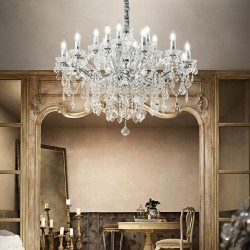 Candelabru Ideal Lux Florian Sp18 Cromo E14, Crom, 075150, Italia