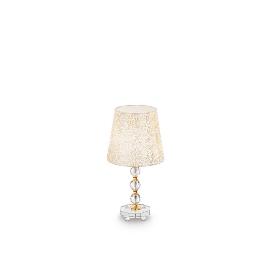 Veioza Ideal Lux Queen Tl1 Medium E27, Auriu, 077741, Italia