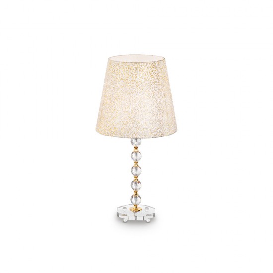 Veioza Ideal Lux Queen Tl1 Big E27, Auriu, 077758, Italia