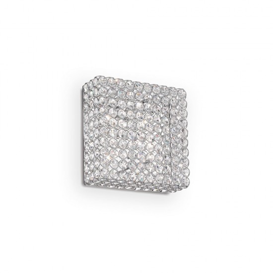 Lustra Plafon Ideal Lux Admiral Pl4 G9, Argintiu, 080338, Italia