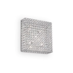 Lustra Plafon Ideal Lux Admiral Pl6 G9, Argintiu, 080345, Italia