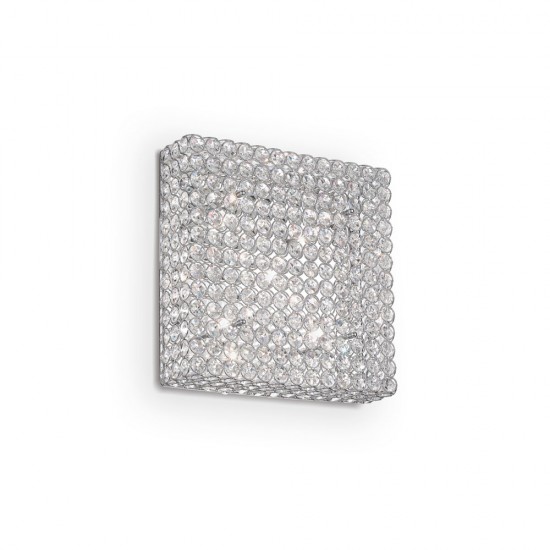 Lustra Plafon Ideal Lux Admiral Pl6 G9, Argintiu, 080345, Italia
