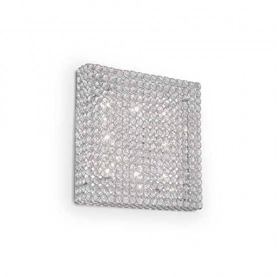 Lustra Plafon Ideal Lux Admiral Pl8 G9, Argintiu, 080352, Italia