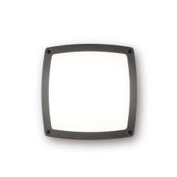 Plafoniera Exterior Ideal Lux Cometa Ap3 Antracite E14, Antracit, 082240, Italia