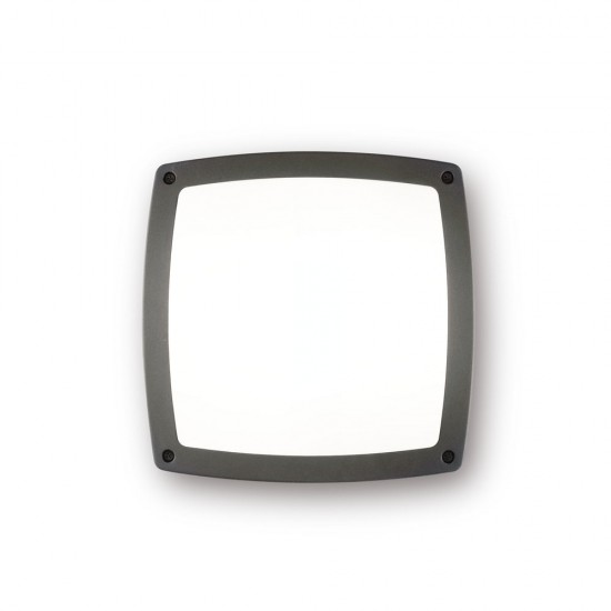 Plafoniera Exterior Ideal Lux Cometa Ap3 Antracite E14, Antracit, 082240, Italia