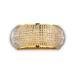 Aplica Ideal Lux Pasha' Ap3 Oro G9, Auriu, 082288, Italia