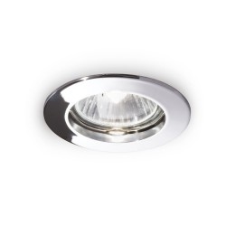 Downlight Standard Ideal Lux Jazz Cromo Gu10, Crom, 083070, Italia