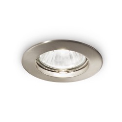 Downlight Standard Ideal Lux Jazz Nickel Gu10, Nichel, 083087, Italia