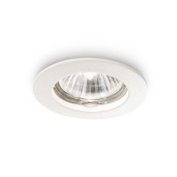 Downlight Standard Ideal Lux Jazz Bianco Gu10, Alb, 083117, Italia