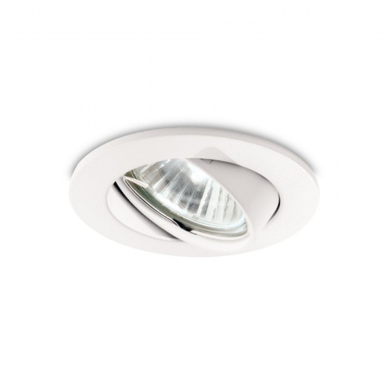 Downlight Standard Ideal Lux Swing Bianco Gu10, Alb, 083179, Italia