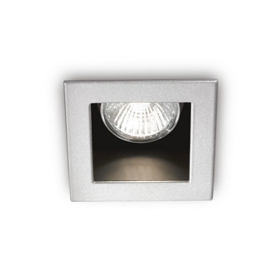 Downlight Incastrat Ideal Lux Funky Alluminio Gu10, Argintiu, 083223, Italia