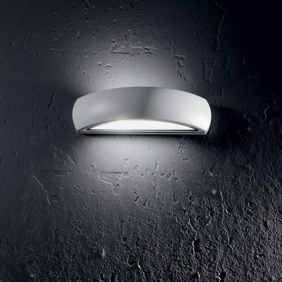 Aplica Exterior Ideal Lux Giove Ap1 Bianco E27, Alb, 092195, Italia