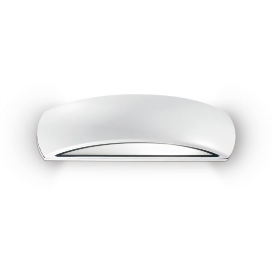 Aplica Exterior Ideal Lux Giove Ap1 Bianco E27, Alb, 092195, Italia