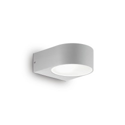Aplica Exterior Ideal Lux Iko Ap1 Grigio E27, Gri, 092218, Italia