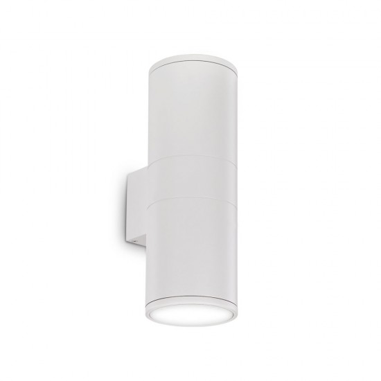 Aplica Exterior Ideal Lux Gun Ap2 Big Bianco E27, Alb, 092300, Italia