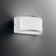 Aplica Exterior Ideal Lux Rex-1 Ap1 Bianco E27, Alb, 092393, Italia