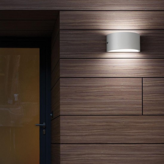 Aplica Exterior Ideal Lux Rex-2 Ap1 Bianco E27, Alb, 092416, Italia