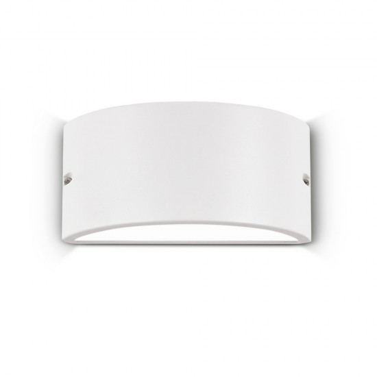 Aplica Exterior Ideal Lux Rex-2 Ap1 Bianco E27, Alb, 092416, Italia