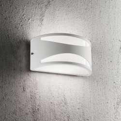 Aplica Exterior Ideal Lux Rex-3 Ap1 Bianco E27, Alb, 092430, Italia