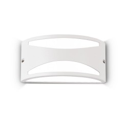 Aplica Exterior Ideal Lux Rex-3 Ap1 Bianco E27, Alb, 092430, Italia