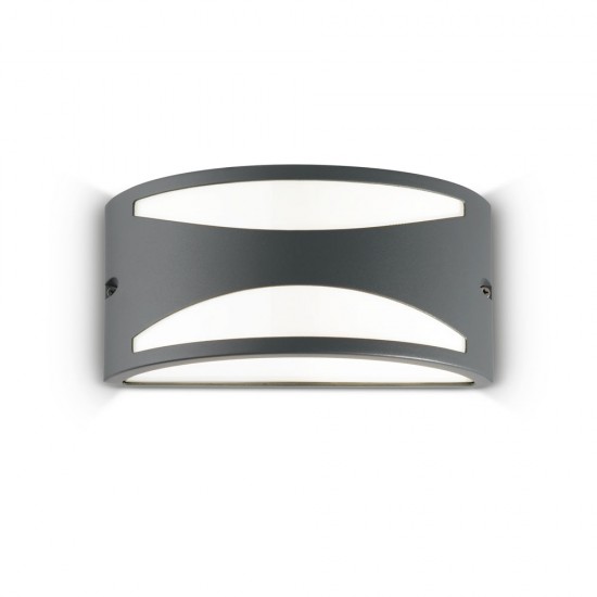 Aplica Exterior Ideal Lux Rex-3 Ap1 Antracite E27, Antracit, 092447, Italia