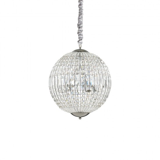 Suspensie Ideal Lux Luxor Sp6 G9, Crom, 092911, Italia