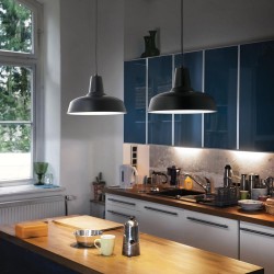 Pendul Ideal Lux Moby Sp1 Nero E27, Negru, 093659, Italia