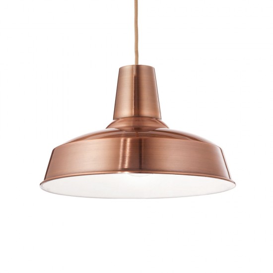 Pendul Ideal Lux Moby Sp1 Rame E27, Cupru, 093697, Italia