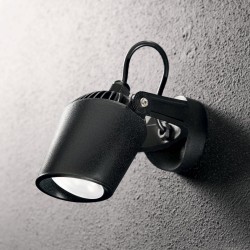 Aplica Exterior Ideal Lux Minitommy Ap Nero 4000K Gu10, Negru, 096476, Italia