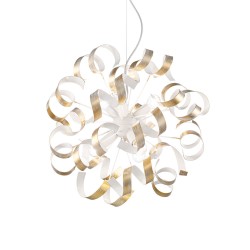 Suspensie Ideal Lux Vortex Sp6 Oro E14, Alb, 101606, Italia
