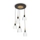 Suspensie Ideal Lux Gretel Sp5 E27, Maro, 103174, Italia