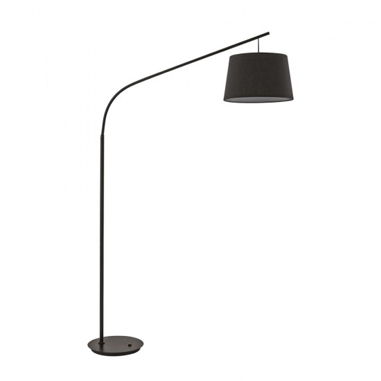 Lampadar Ideal Lux Daddy Pt1 Nero E27, Negru, 110363, Italia