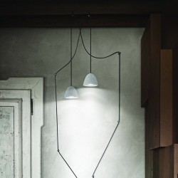 Pendul Ideal Lux Oil-4 Sp1 Gu10, Negru, 110462, Italia